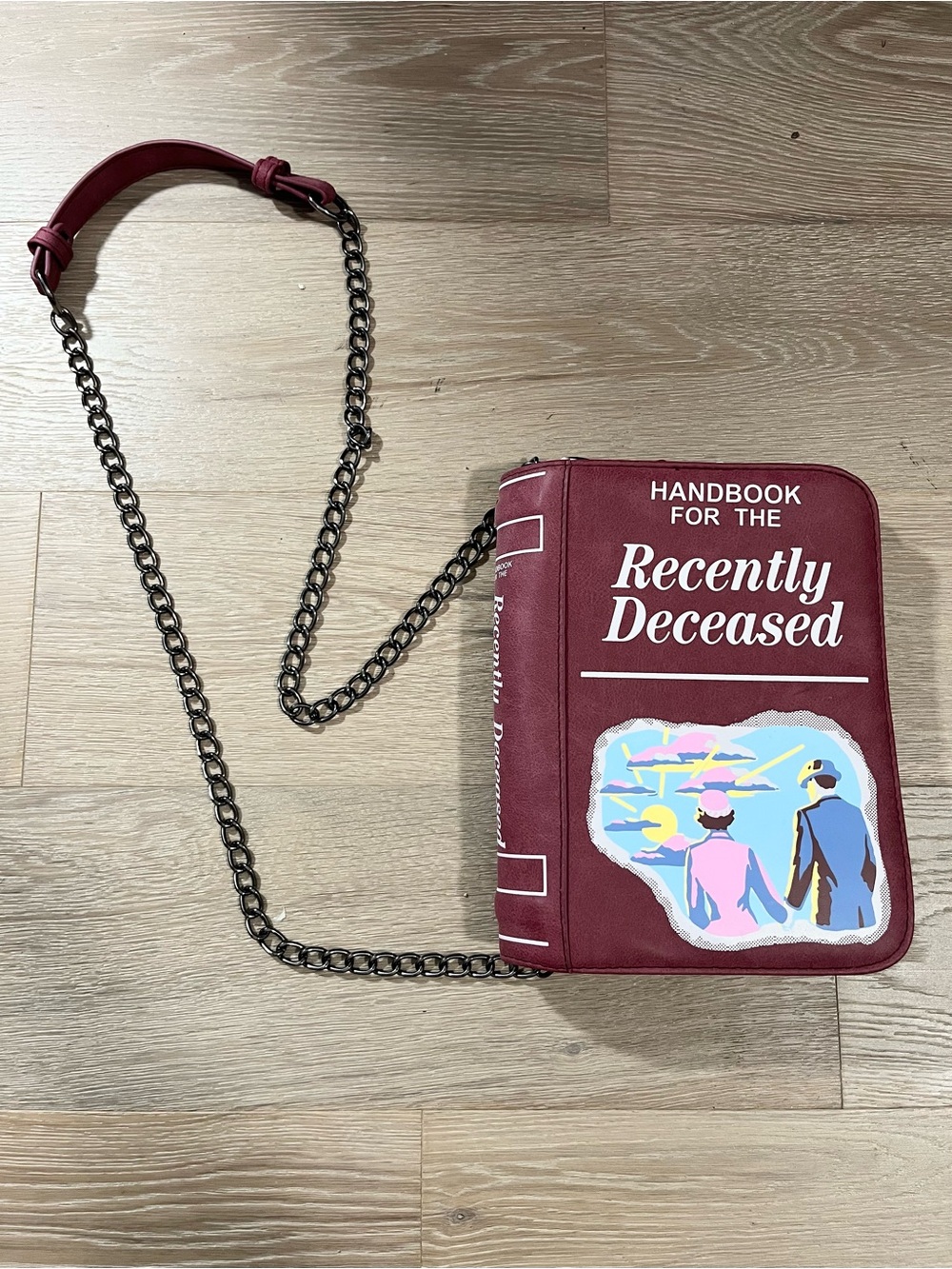 Beetlejuice Handbook for the Recently Deceased Crossbody Bag Purse Bioworld